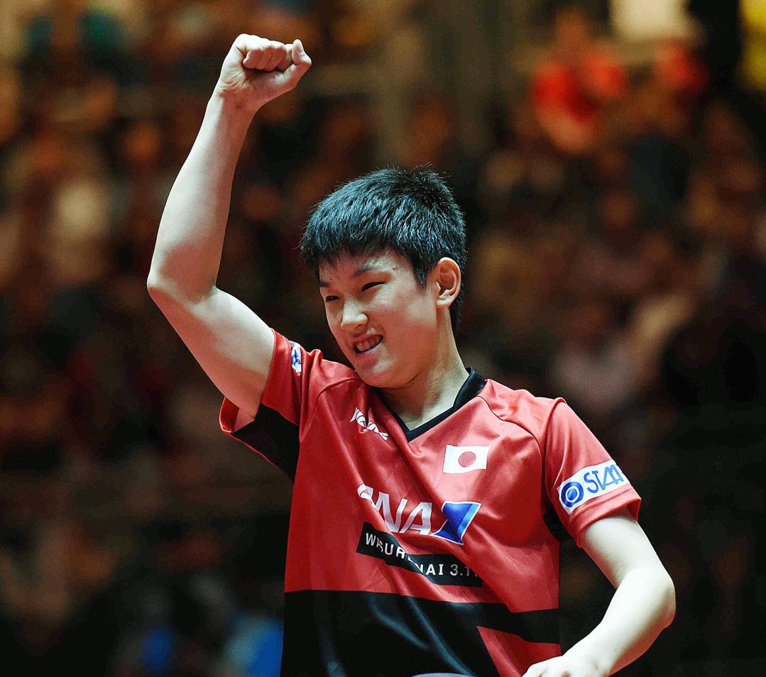 日本乒乓球队逆转奥地利乒乓球队，水谷隼完成帽子戏法