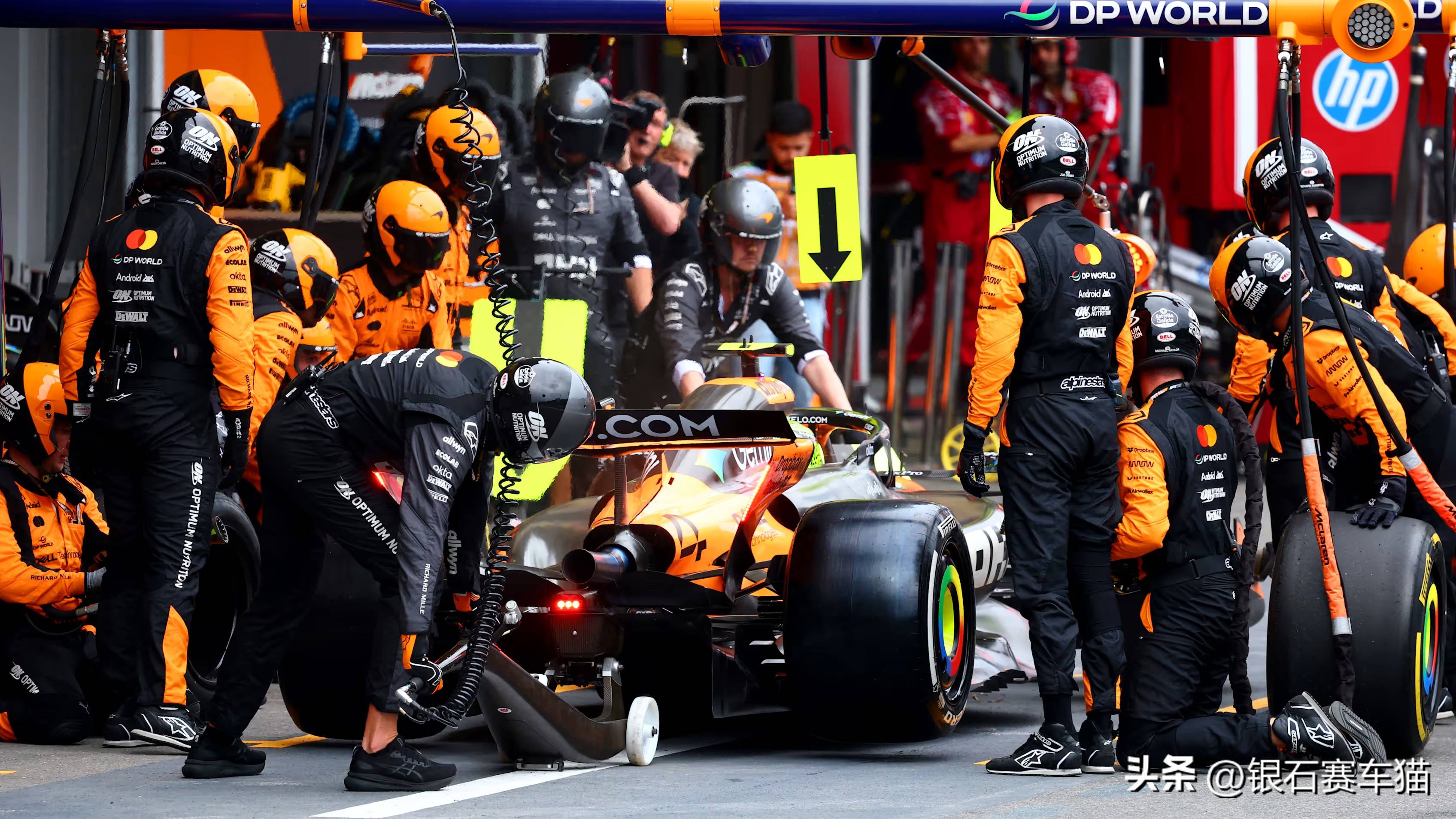 红牛二队鏖战迈凯伦，皮亚斯特里点燃赛场